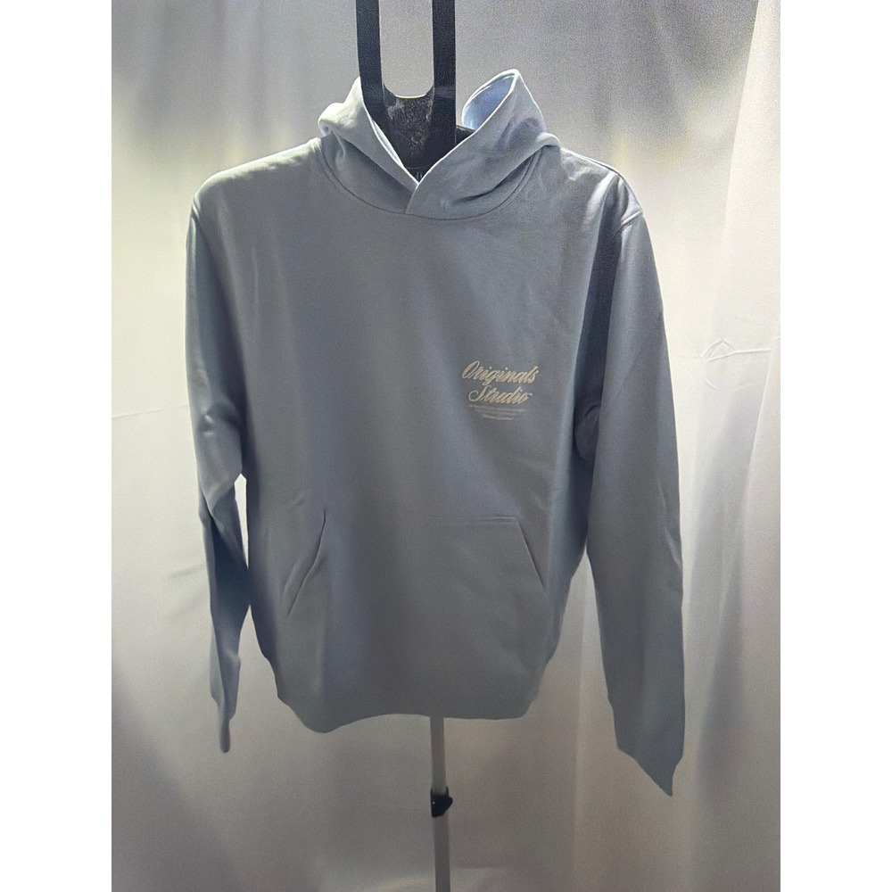 Jack & Jones Originals Studio Hoodie Skyway Blue JORNORREBRO 12283054 Mens Small